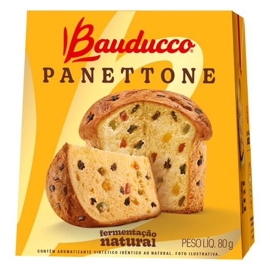 Mini Panettone Frutas Cristalizadas Bauducco 80g - Imagem em destaque