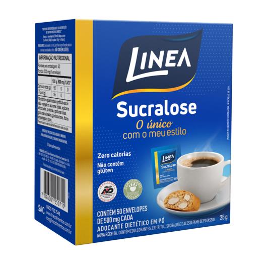 Adoçante em Pó Sucralose Linea Caixa 25g 50 Unidades - Imagem em destaque