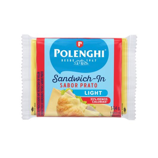 Queijo sandwich queijo prato light Polenghi 144g - Imagem em destaque