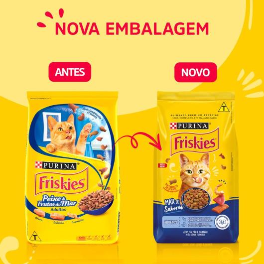 Ração FRISKIES gatos adultos peixes – Mar de sabores 1kg - Imagem em destaque