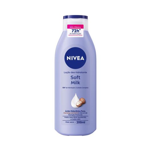 NIVEA Loção Deo-Hidratante Soft Milk 200ml - Imagem em destaque