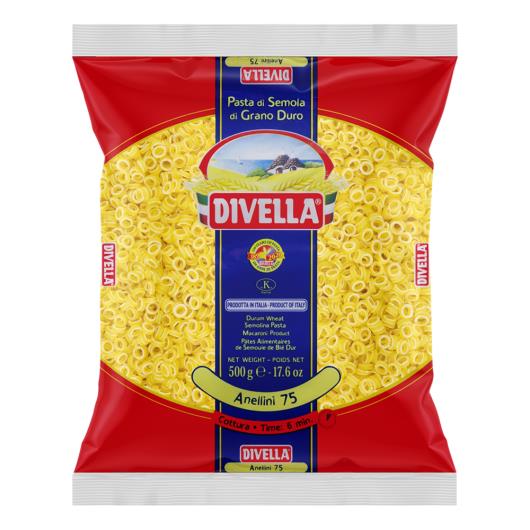 Macarrão Divella Grano Duro Anellini 75 500g - Imagem em destaque