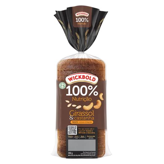 Pão Grão Sabor Wickbold 100% Nutrição Girassol e Castanha 350g - Imagem em destaque