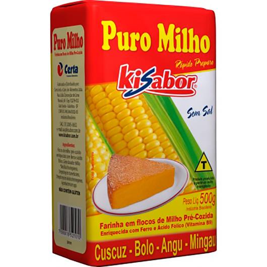 Puro milho pré-cozido Kisabor 500g - Imagem em destaque