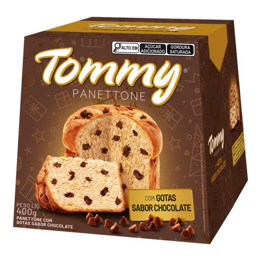 Panettone com Gotas de Chocolate Tommy Caixa 400g - Imagem em destaque