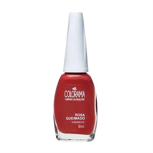 Esmalte Cremoso Colorama Rosa Queimado 8ml - Imagem em destaque