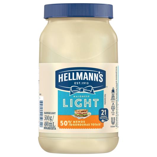 Maionese Hellmann's Light 500g - Imagem em destaque