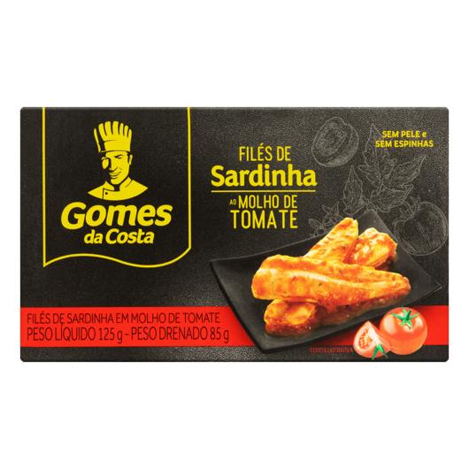 Filé de Sardinha ao Molho de Tomate Gomes da Costa Caixa 85g - Imagem em destaque