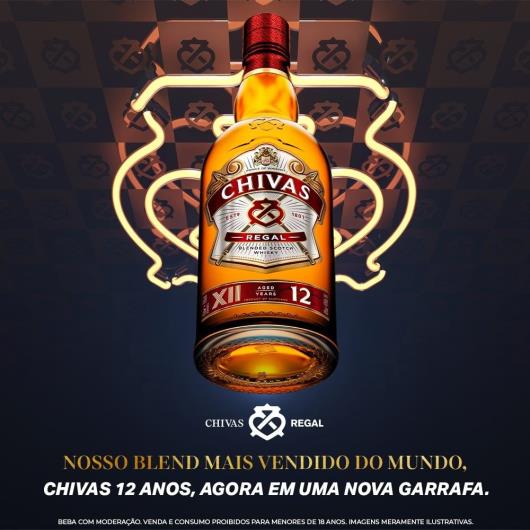 Whisky Chivas Regal 12 anos Escocês 1 litro - Imagem em destaque