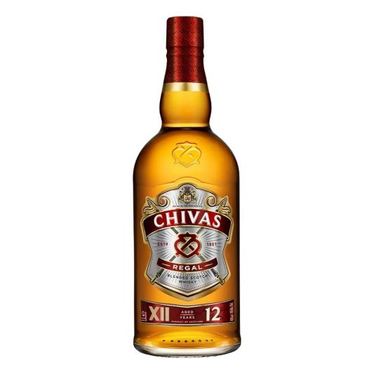 Whisky Chivas Regal 12 anos Escocês 1 litro - Imagem em destaque