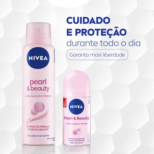 NIVEA Antitranspirante Pearl & Beauty Roll-on 50ml - Imagem em destaque