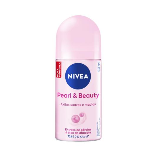 NIVEA Antitranspirante Pearl & Beauty Roll-on 50ml - Imagem em destaque