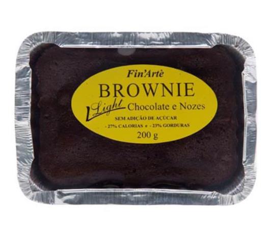 Brownie zero chocolate com nozes Fin'Arte 200g - Imagem em destaque